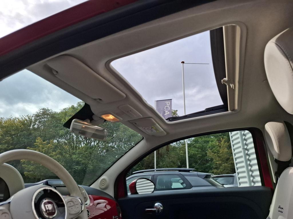 Fiat 500 twinair turbo collezione glazen schuifdak/nav/lmv