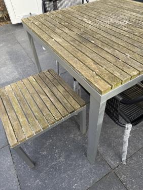 Vierkante Tuintafel 90x90 en een zusje :)