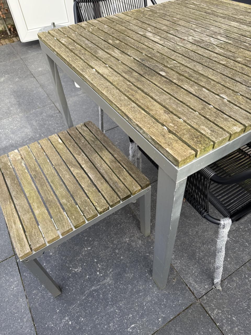 Vierkante Tuintafel 90x90 en een zusje :)