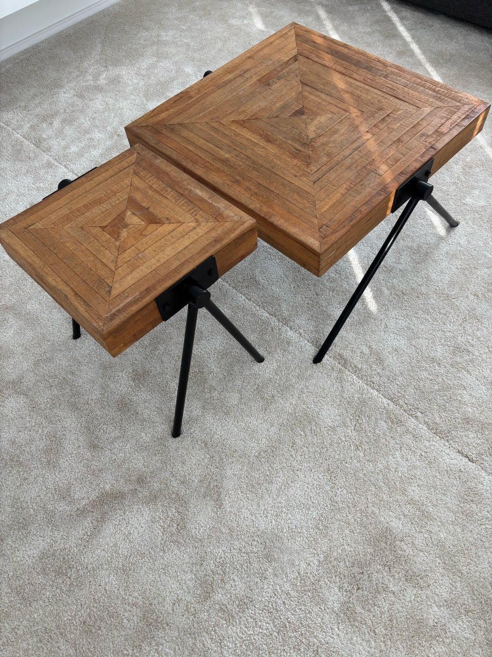 Industrieel salontafel