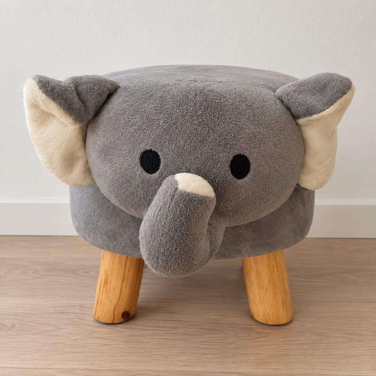 🐘 Schattig olifant krukje – grijs
