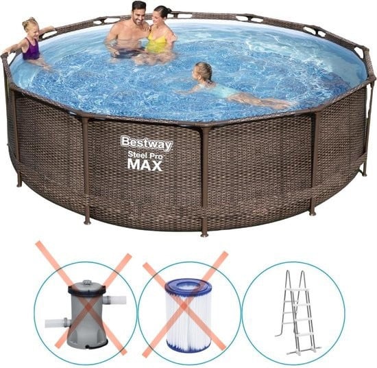 Intex filterpomp, zoutwatersysteem en 2 zwembaden
