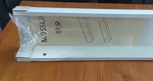 MOSSLANDA Schilderijenplank, wit, 55 cm