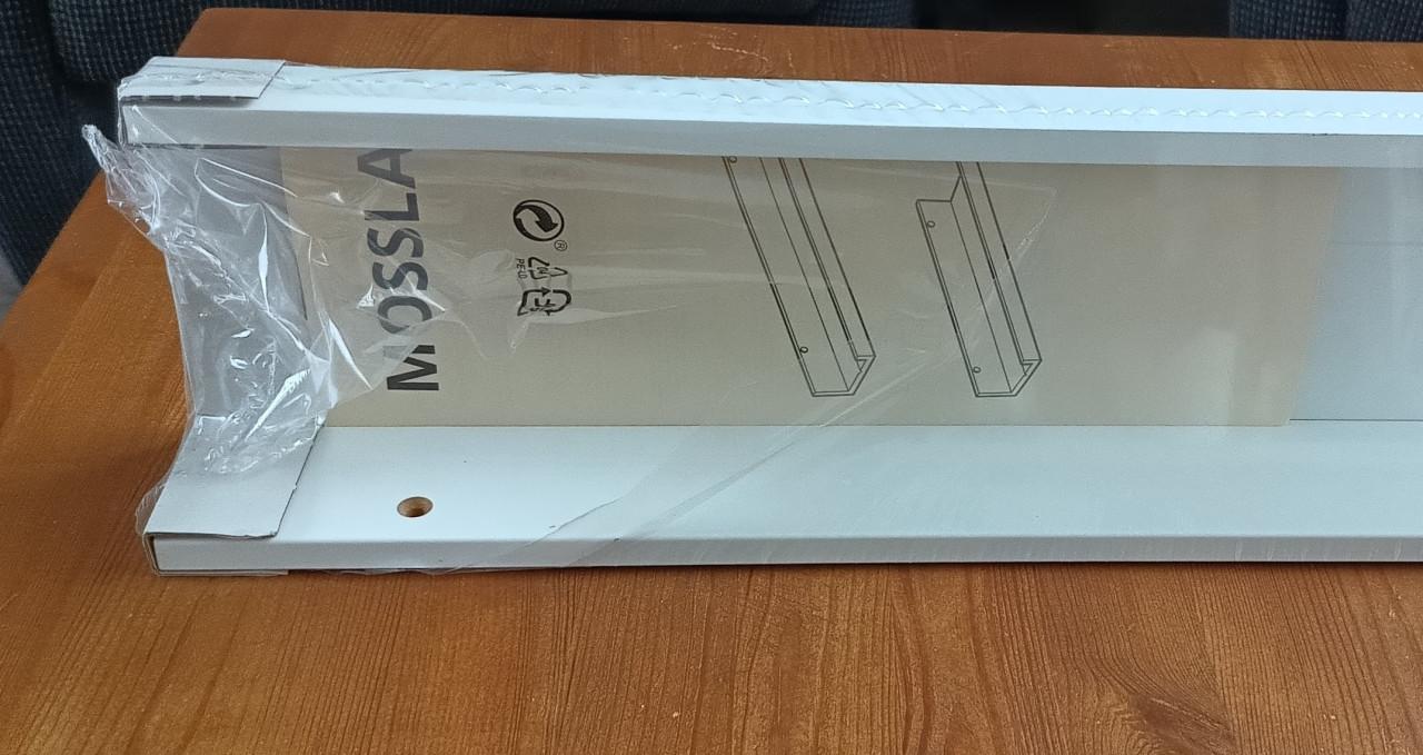 MOSSLANDA Schilderijenplank, wit, 55 cm