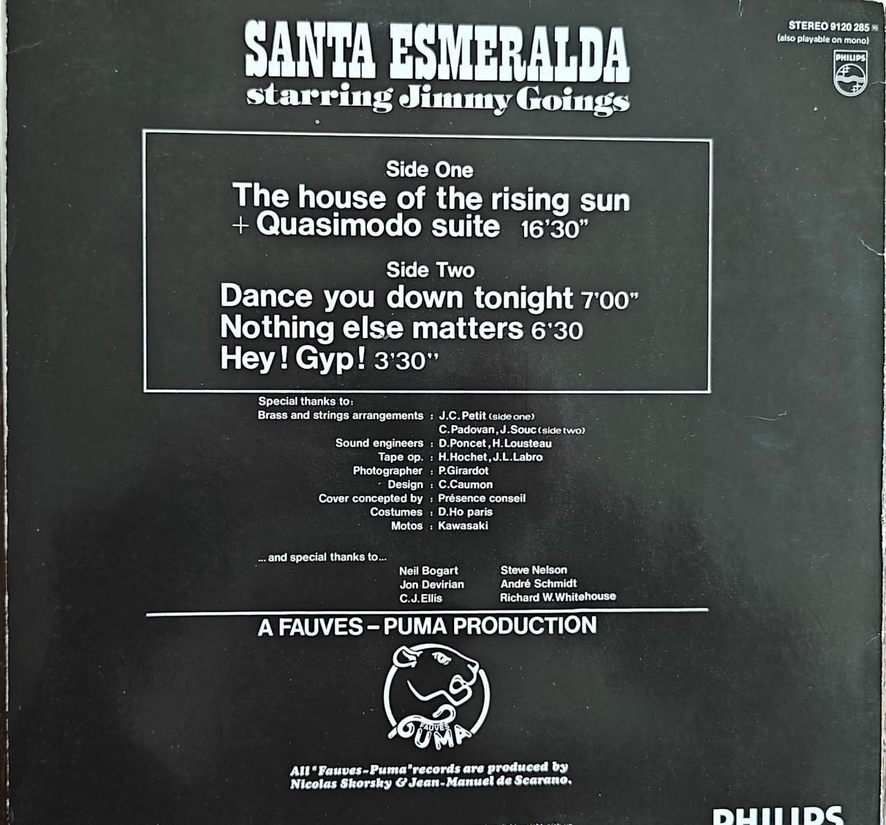 Te Koop Lp Santa Esmerralda – The House Of The Rising Sun