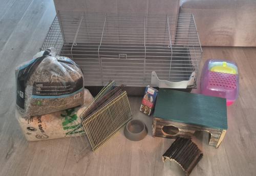 Cavia/konijnenhok met veel extras