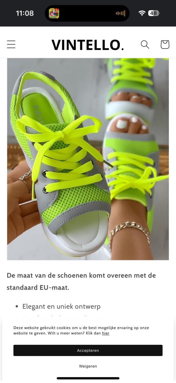 Zomer sandalen maat 36 nieuw