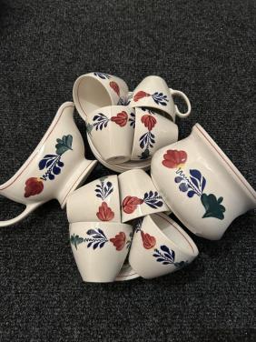 Boerenbont servies delen