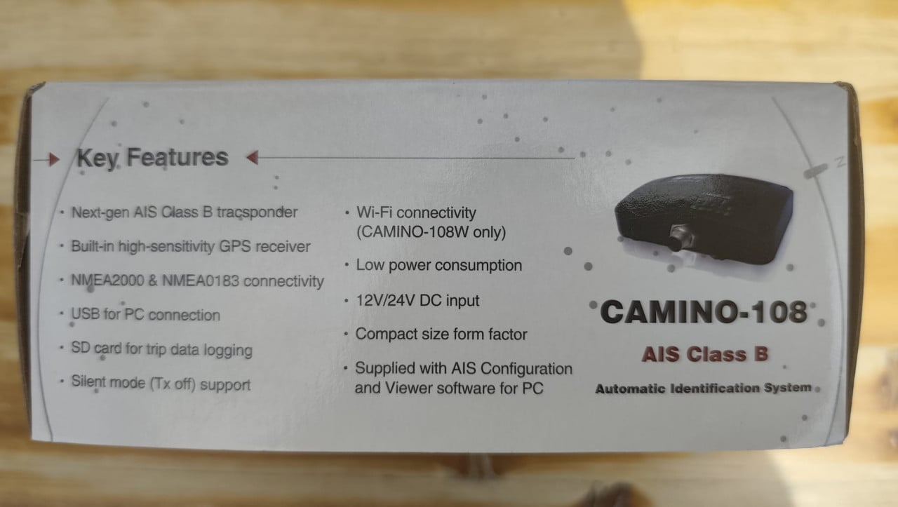 AIS CAMINO-108 Transponder met GPS antenne