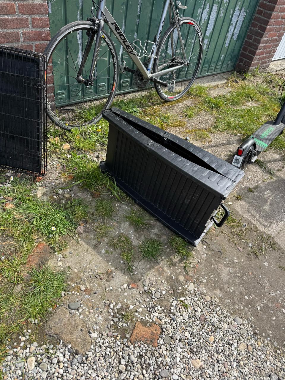 Loopplank/hondentrap