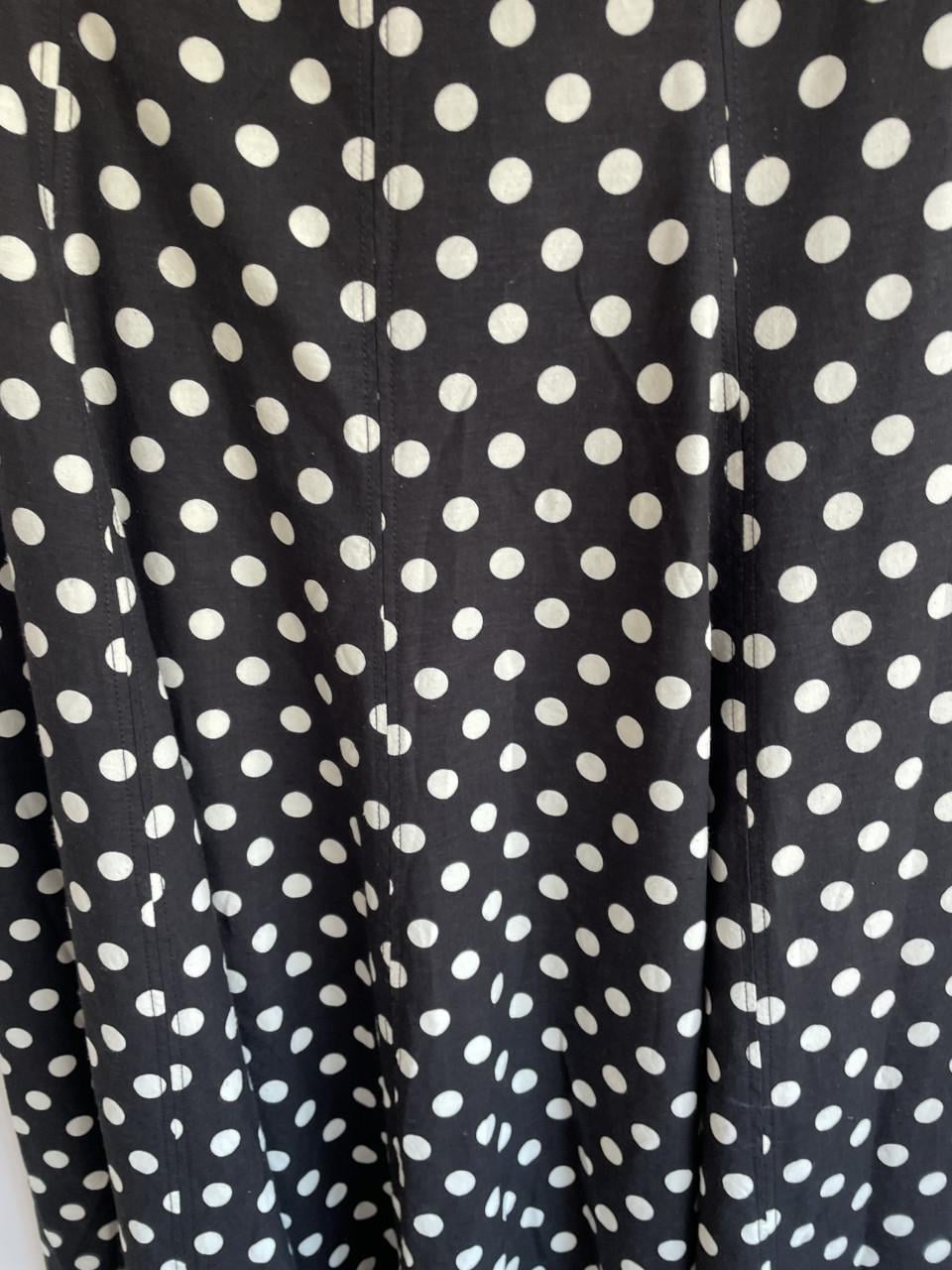 ZARA zw/wit midi dress