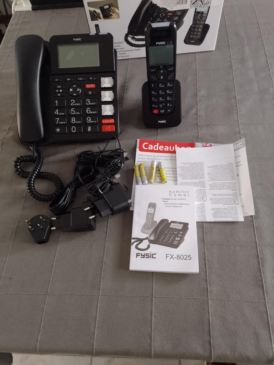 Fysic Seniorentelefoon DECT-FX8025-Nieuw in doos