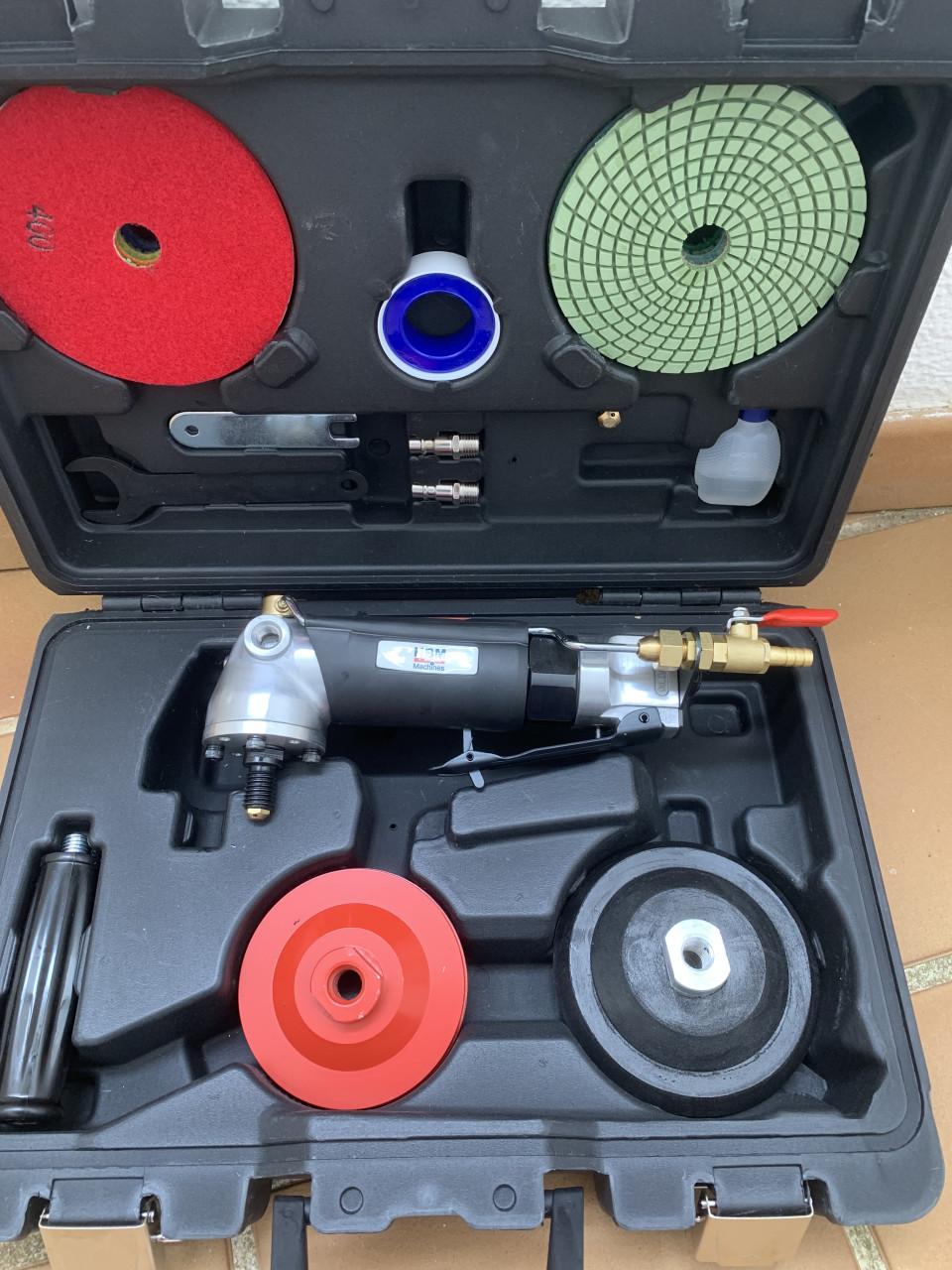 Schuur en polijstmachine