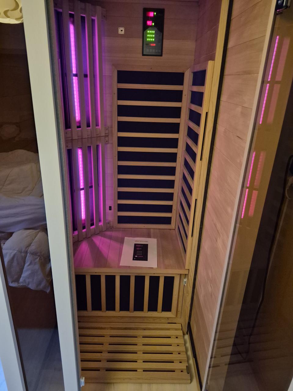 Infrarood cabine uitschuifbaar