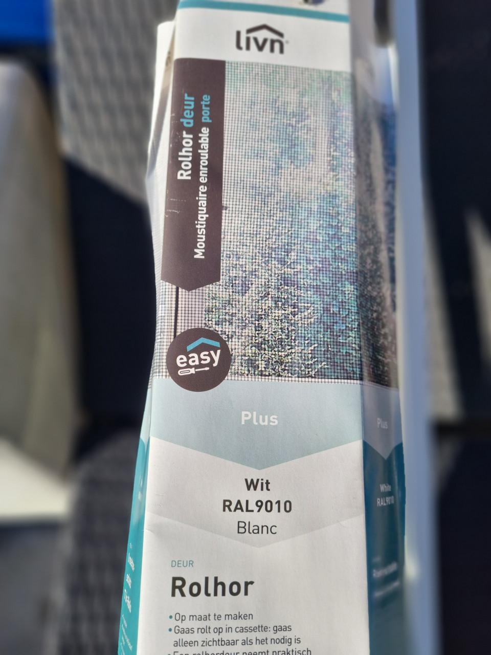 Nieuwe onderdelen rolhordeur Livn easy wit 205 cm x 105 cm