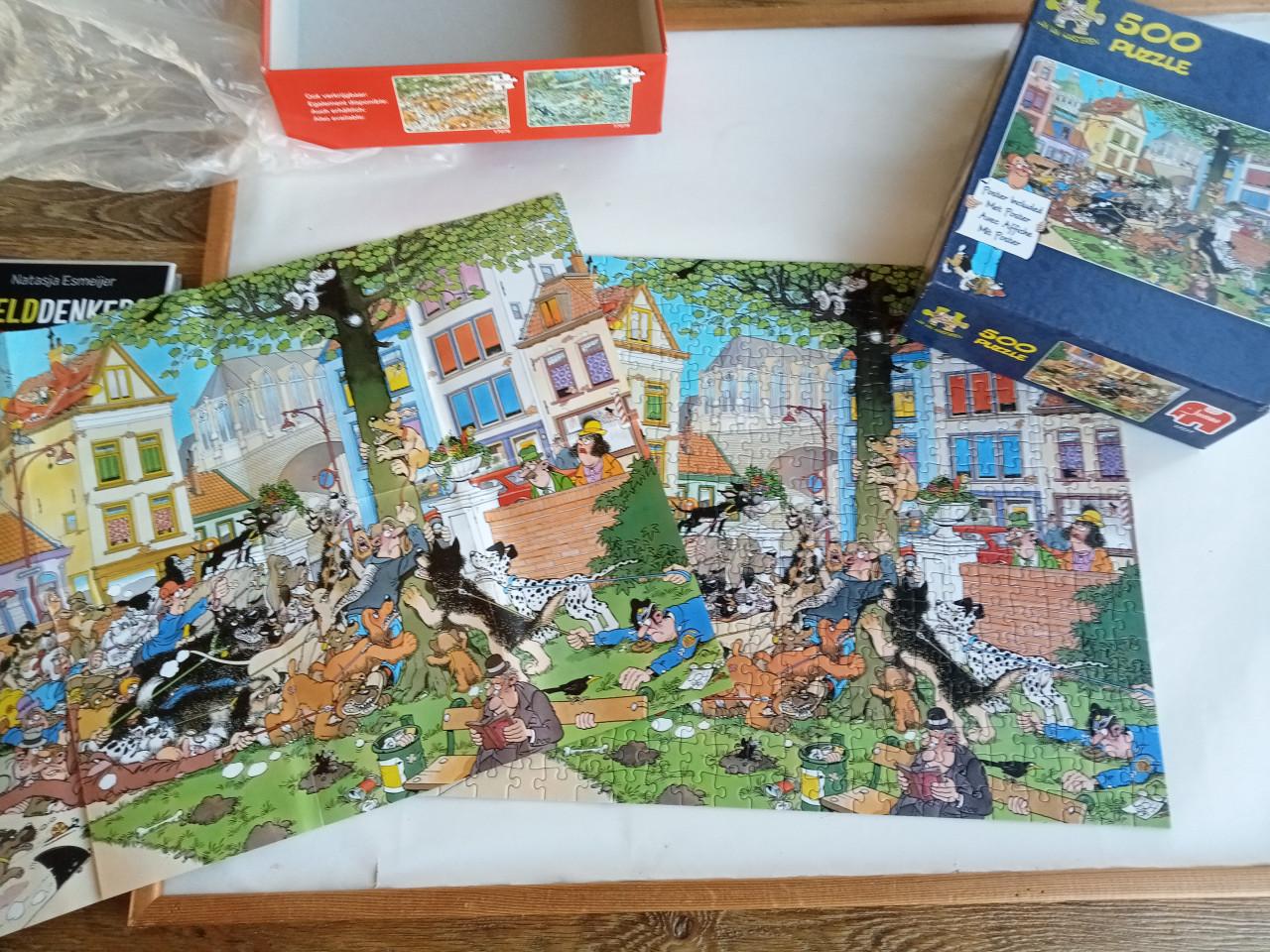 Jan van Haasteren "pak de kat" 500 stukjes