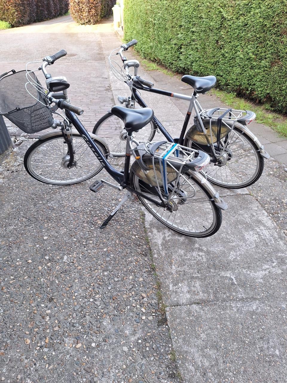Dames en heren fiets