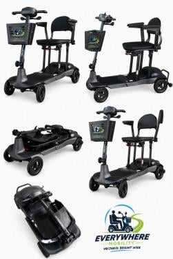 TTZ Electric SKY Carbon Opvouwbare Scootmobiel