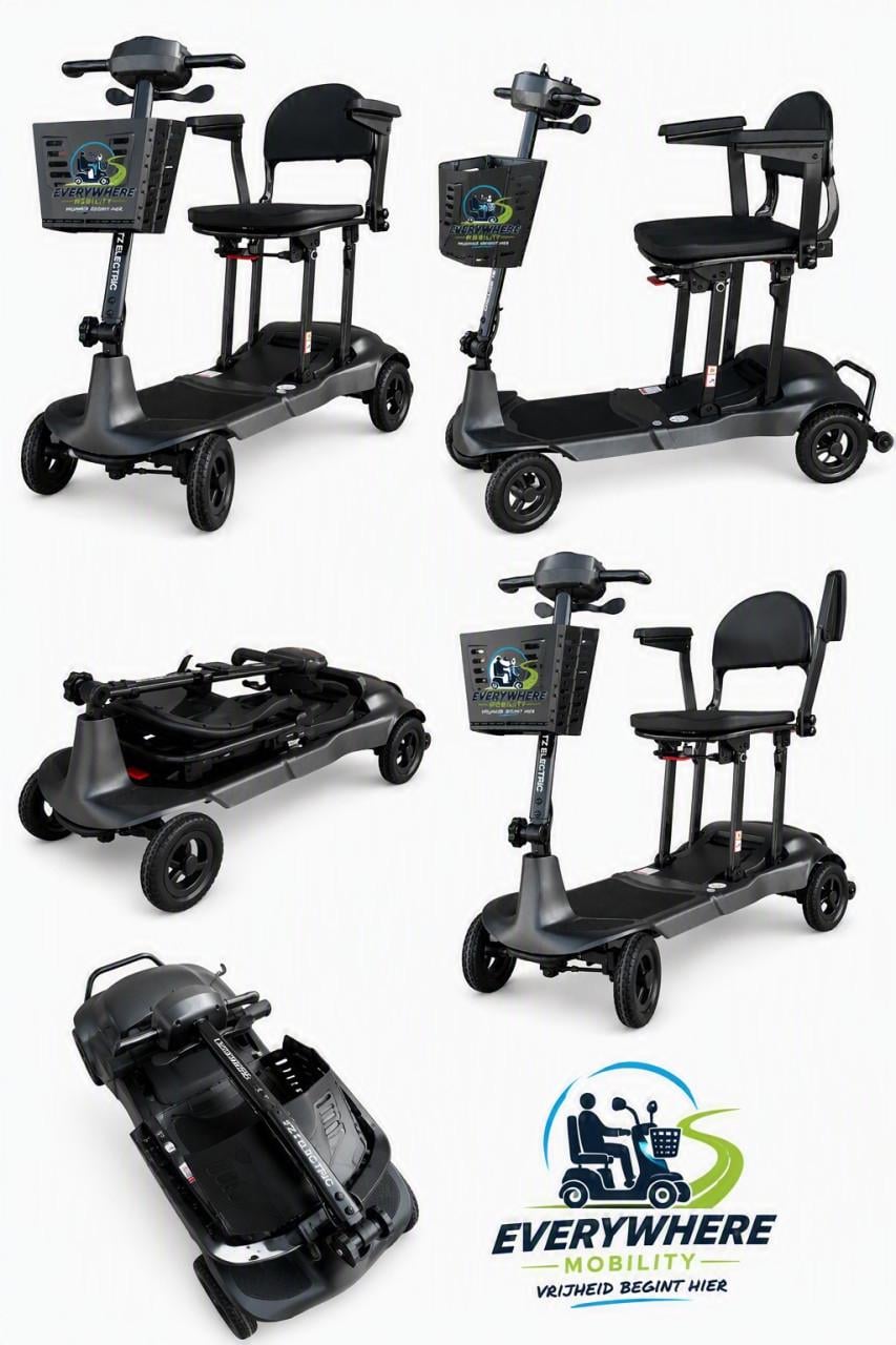 TTZ Electric SKY Carbon Opvouwbare Scootmobiel
