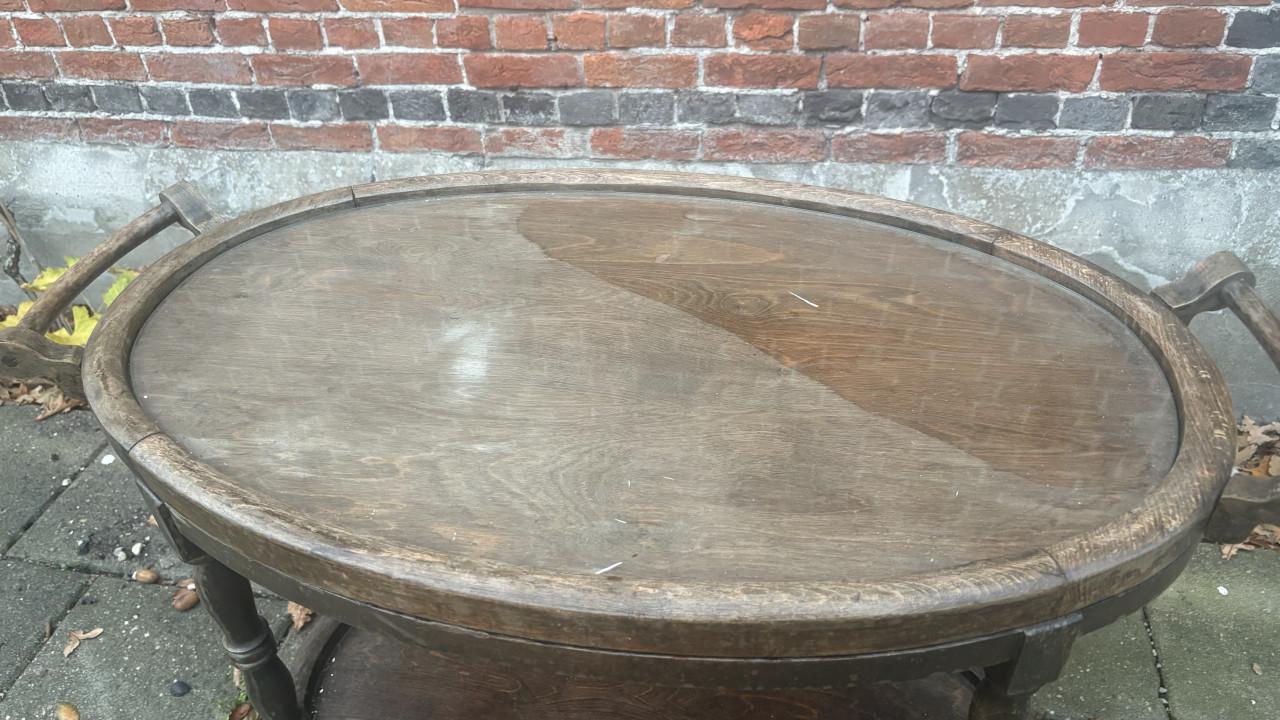 Brocante bijzettafel