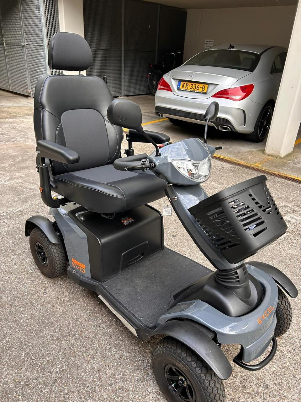 Comfortabele scootmobiel  Evo Galaxy II (4 wiels), slechts 123 km
