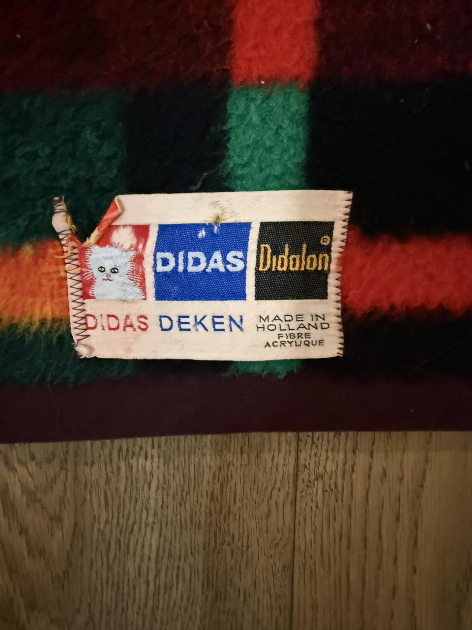 Vintage DIDAS deken 200x150cm Made in Holland