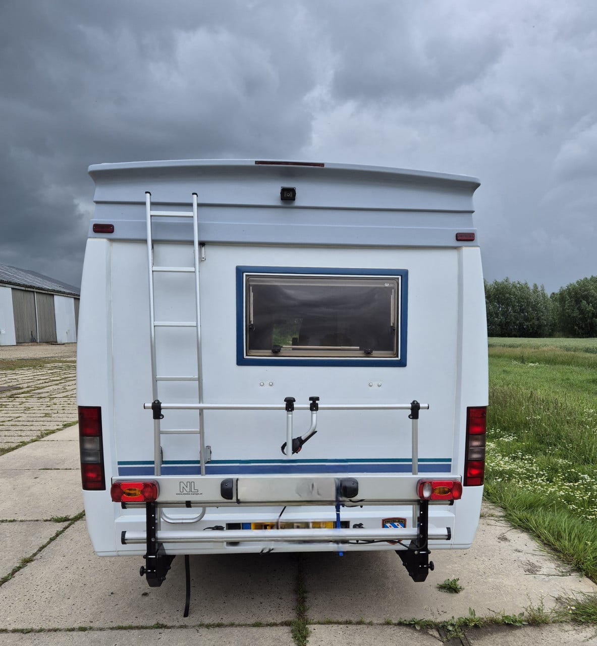 Hobby 650 op AL-KO chassis, robuust en eigenzinnige uitstraling