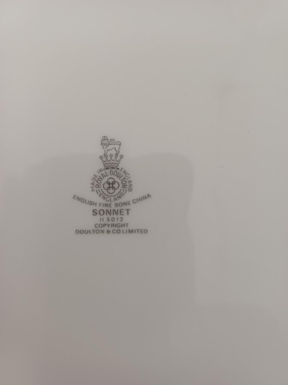 Servies van porselein