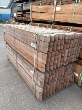 NIEUW | Azobé puntpalen 80x80 | Vanaf €29,50