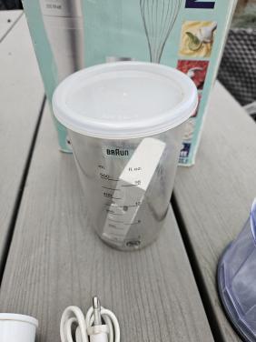 Mooi compleet Braun Multiquick staafmixerset in werkende staat...