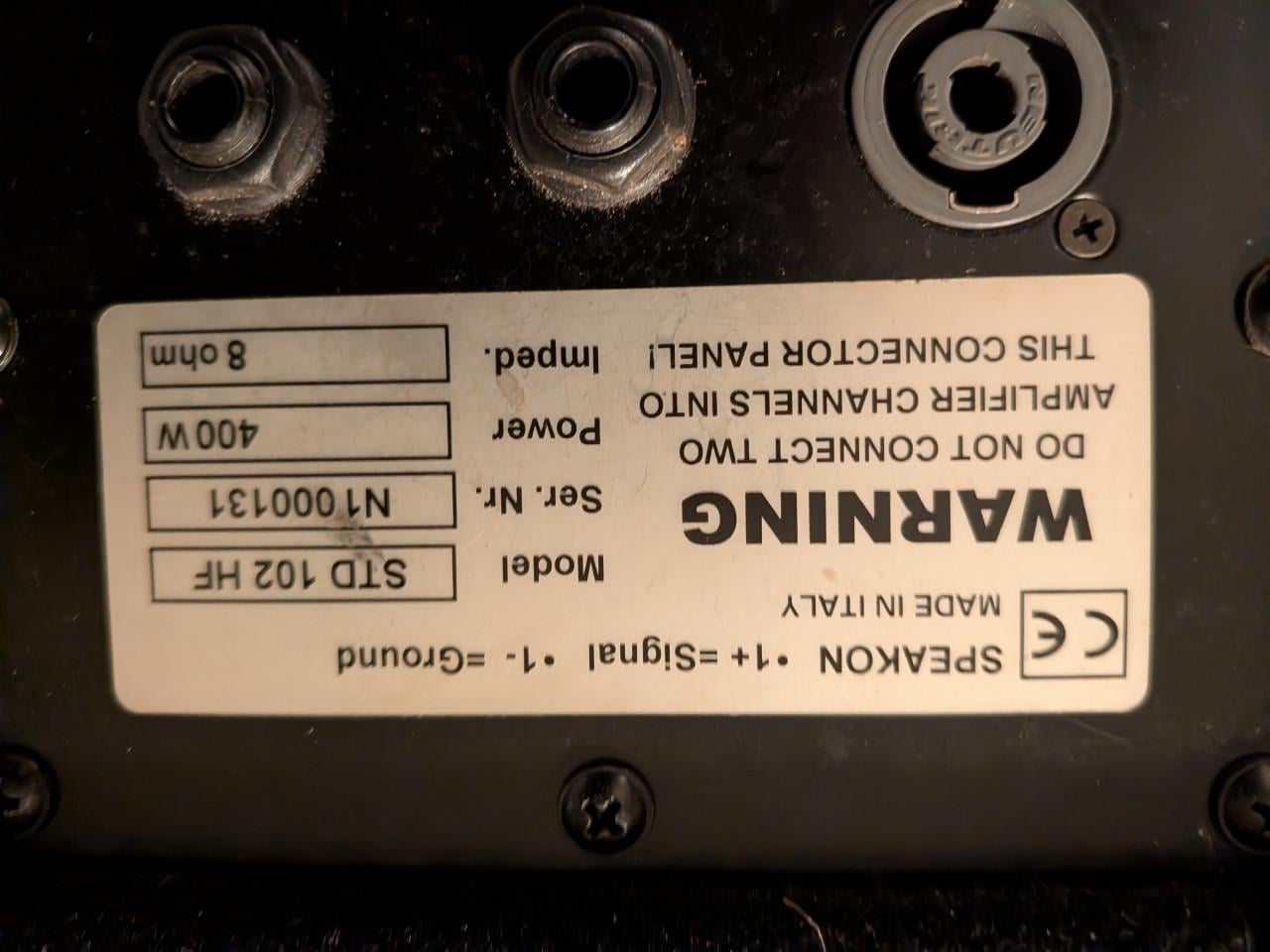 Markbass speakerkast, model STD-102F