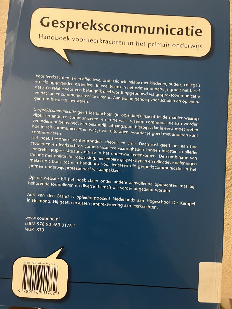 Gesprekscommunicatie Handboek voor leerkrachten in het primair onderwijs