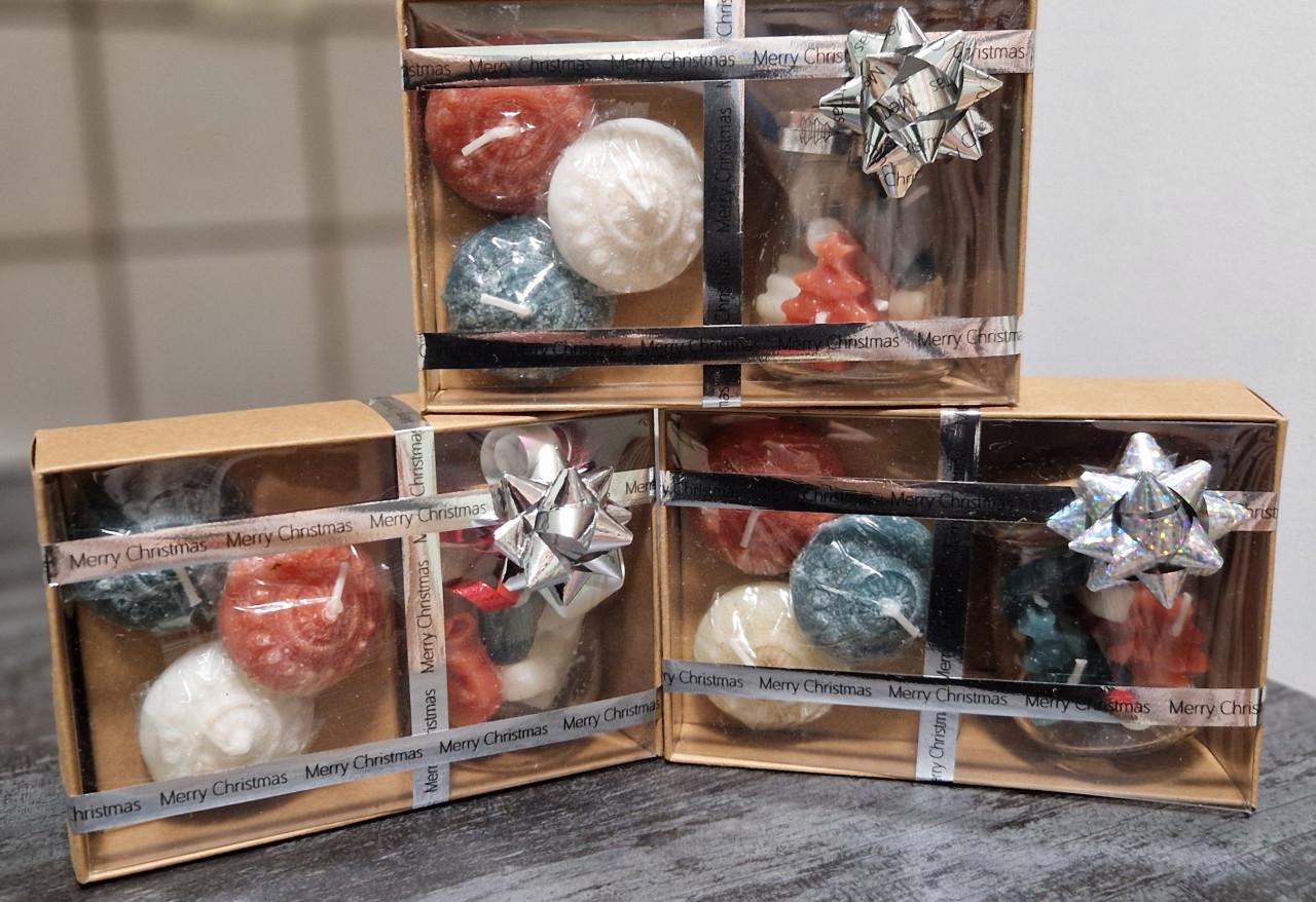 Kerst kaarsen setje