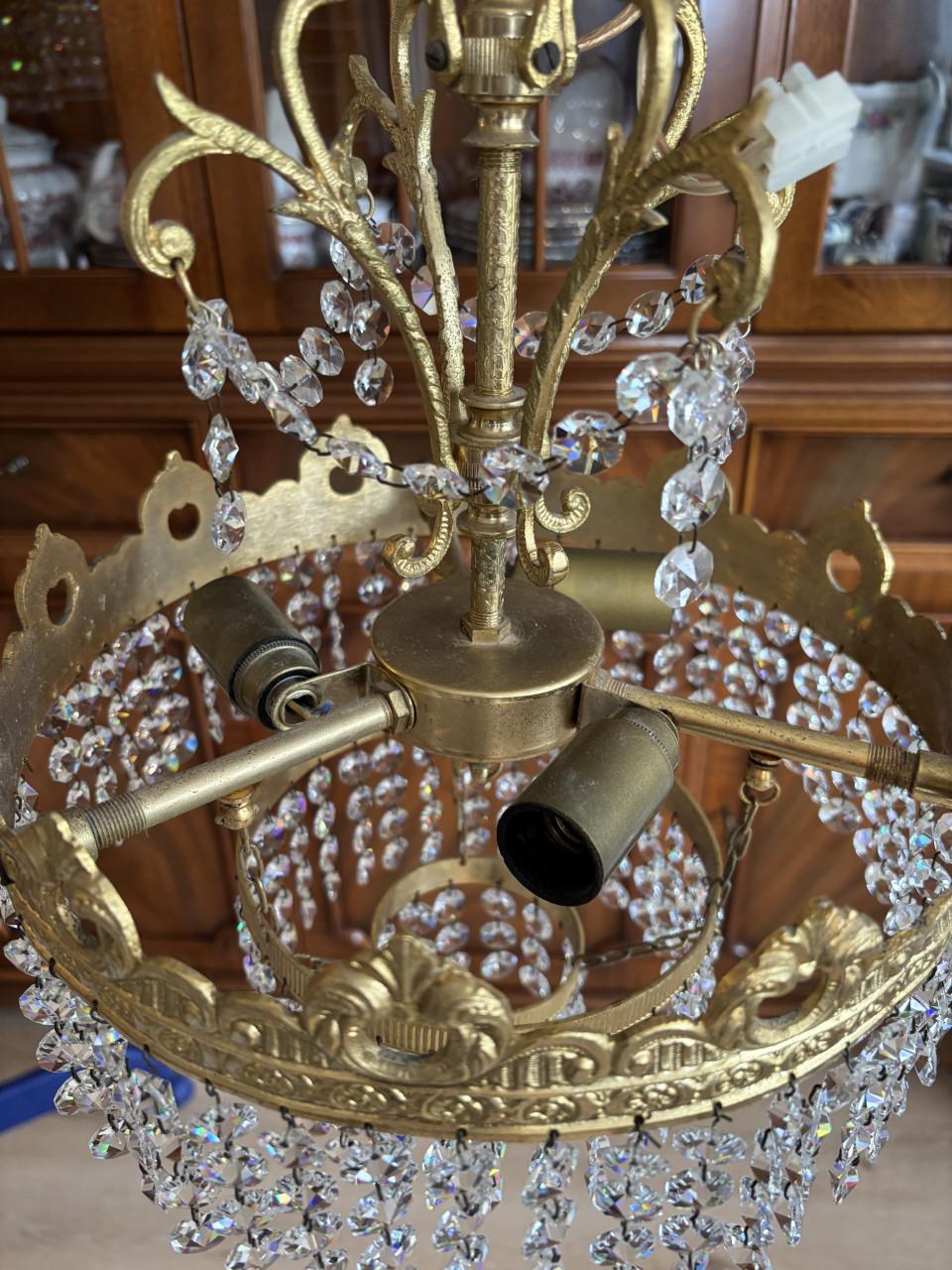 PRACHTIGE ECHT KRISTALLEN KROONLUCHTER