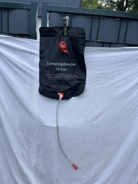 Camping douche zak 15 liter