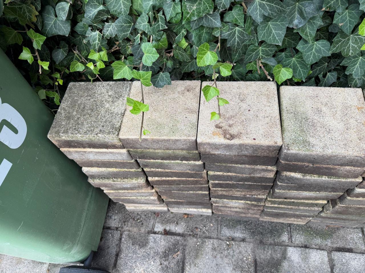 Gratis 92 siertegels 20x20 cm