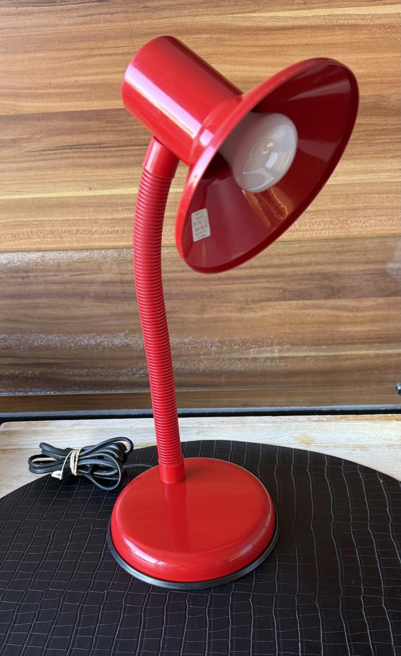 Vintage Rode bureau-/tafellamp Made in Italy