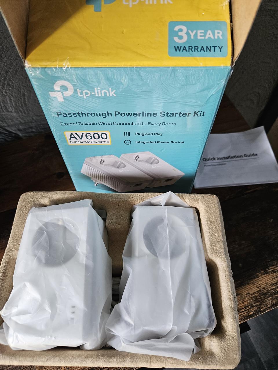 Zgan TP-Link AV600 Powerline Starter Kit TL-PA4010P