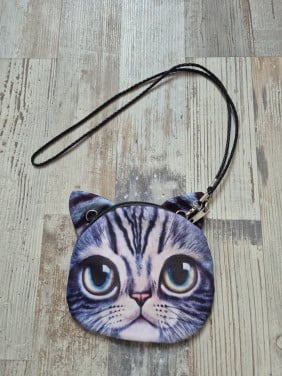 Tasje in de vorm van een poes