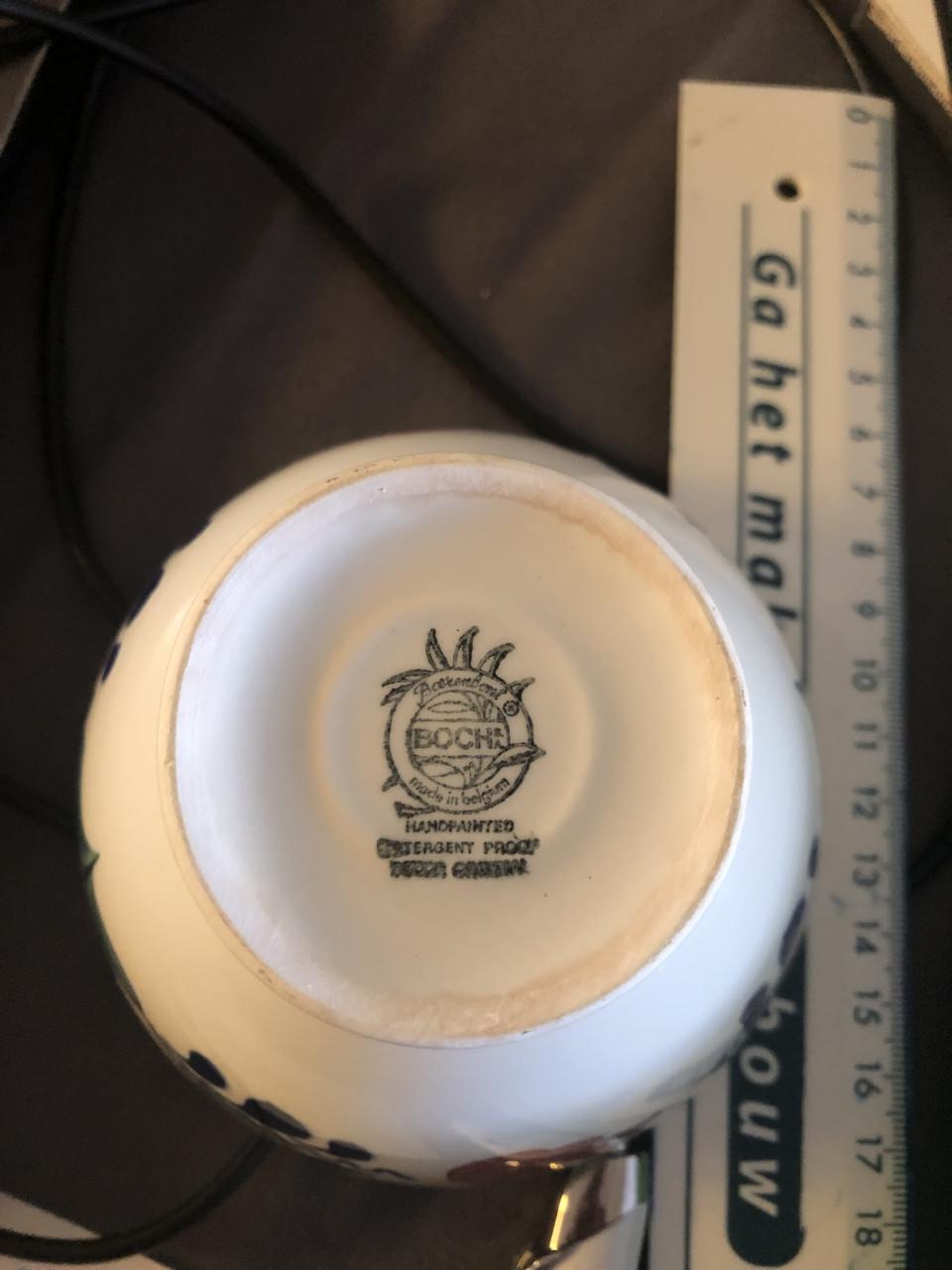 Boerenbont melkkannetje 1/4 L