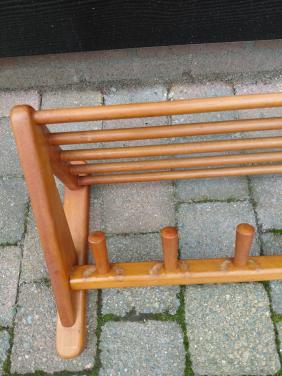 Retro houten kapstok