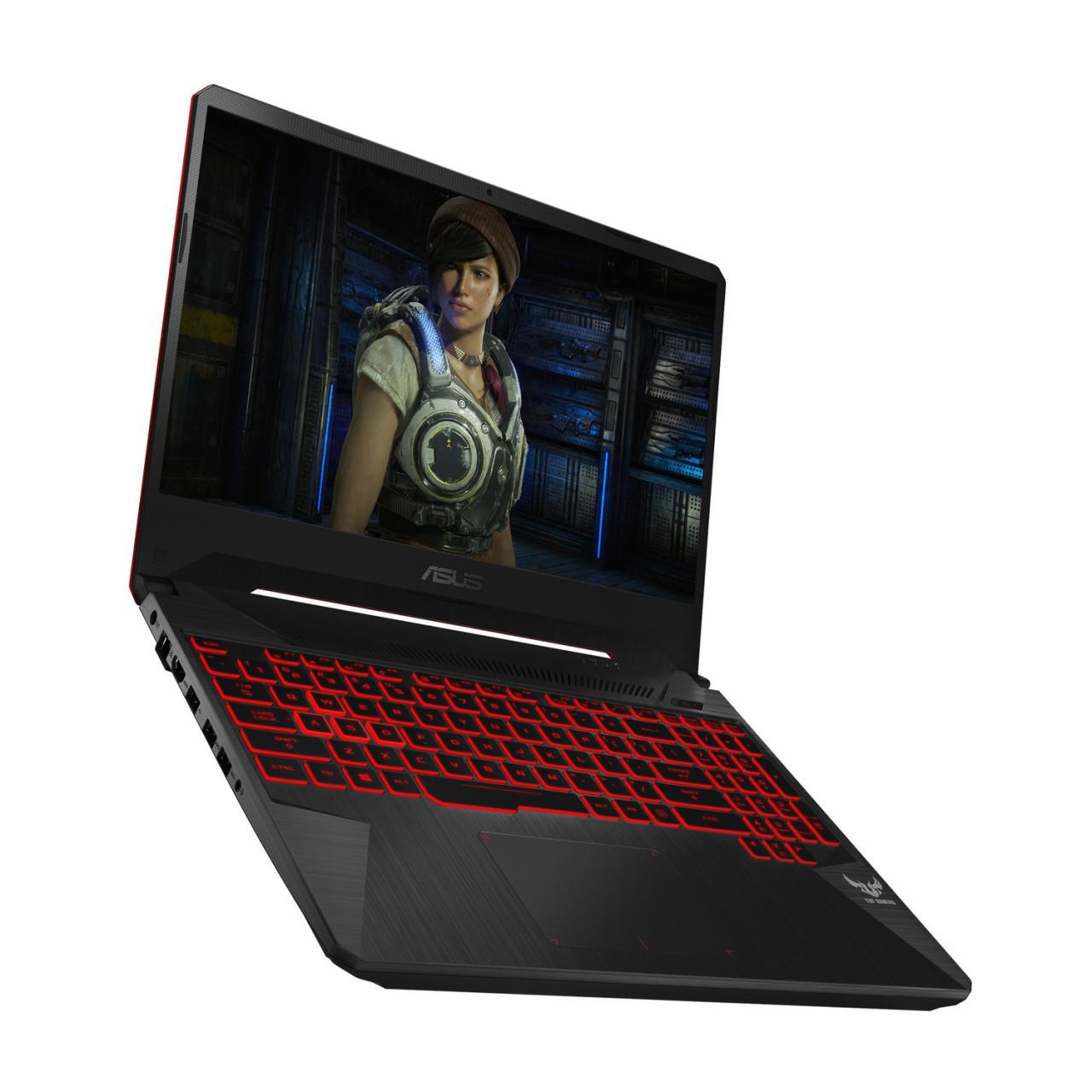 Asus Tuf Gaming Laptop-i7-W11-SSD-werk16giga-1256 gigabyte HDD-Goede Accu