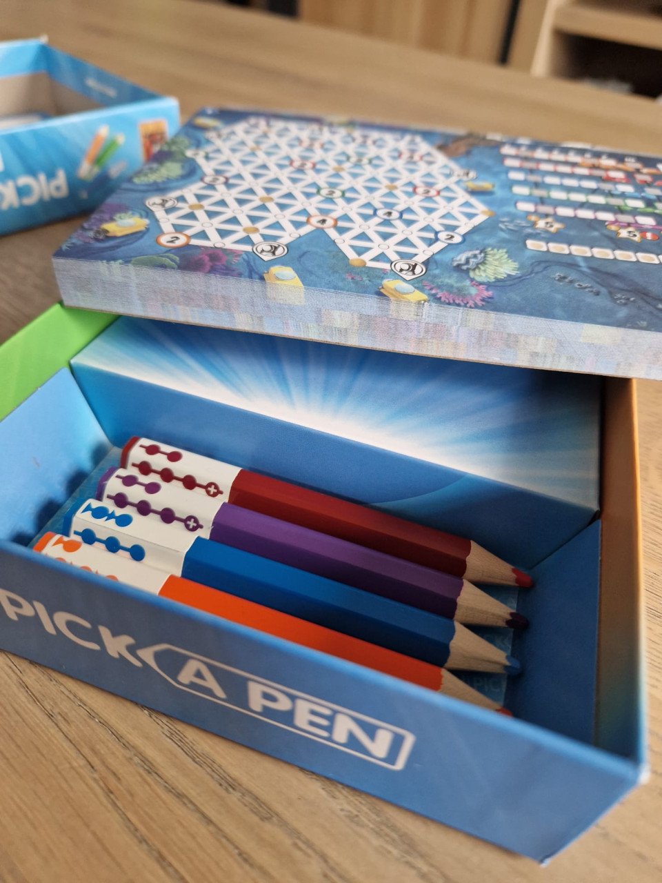Pick a pen - riffen spel