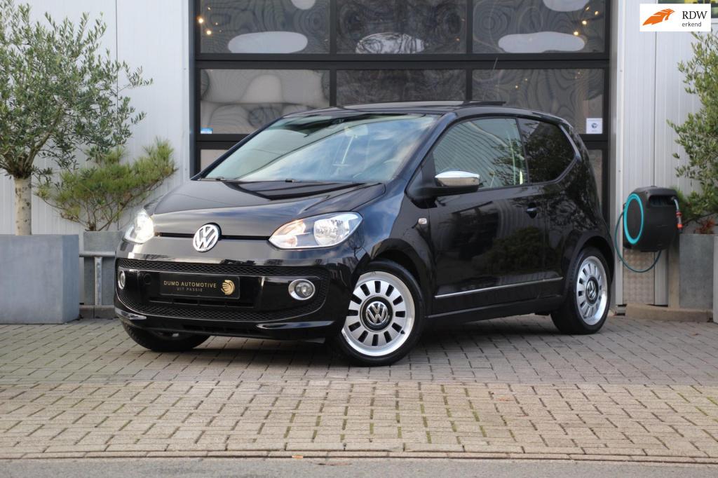 Volkswagen UP! 1.0 black-edition - panoramadak - leer - leder - cruise cont