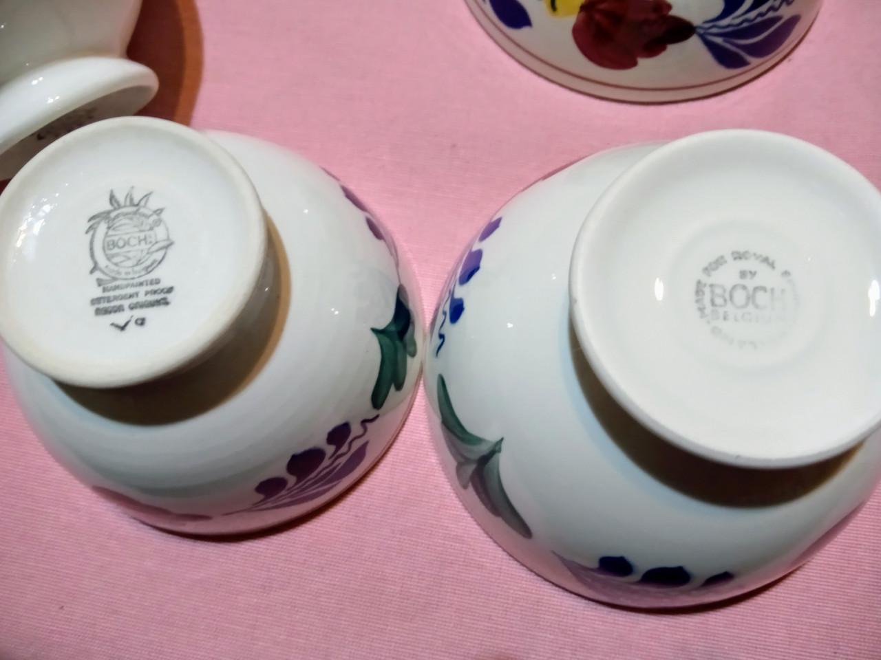 Veel oud Boerenbont. Villeroy en boch