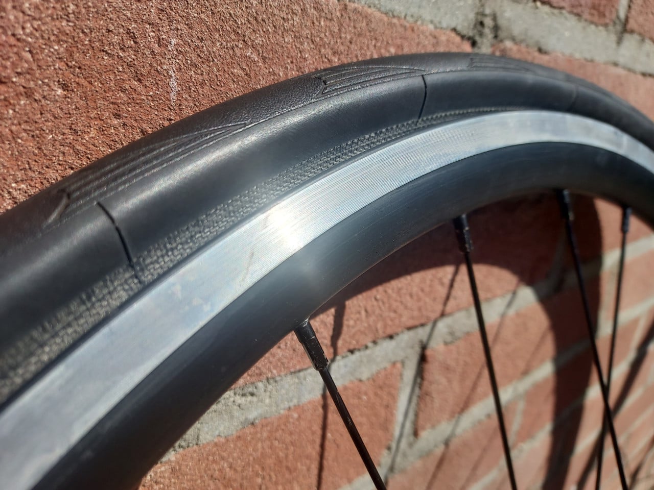 Racefiets wielen velgrem 11-speed