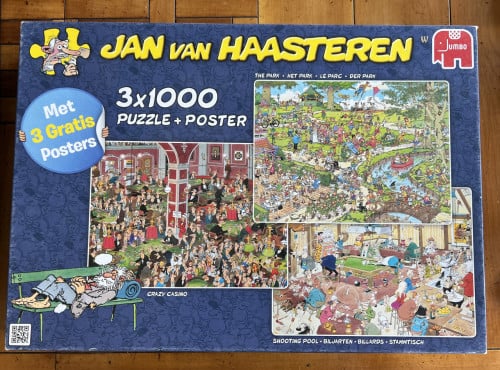 Jan van Haasteren - Combinatiedoos 3 puzzels