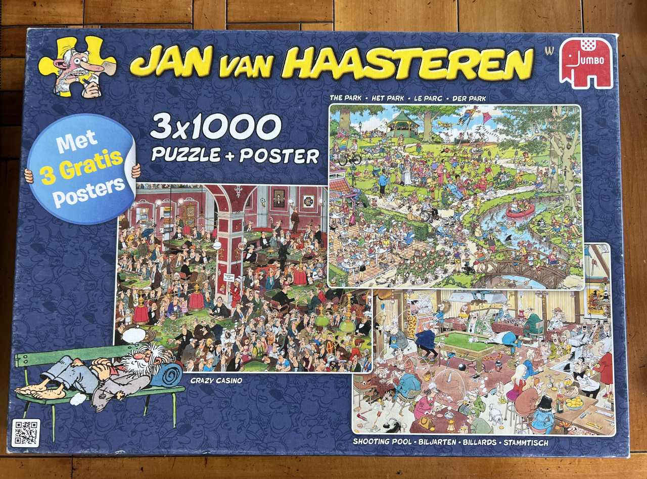 Jan van Haasteren - Combinatiedoos 3 puzzels