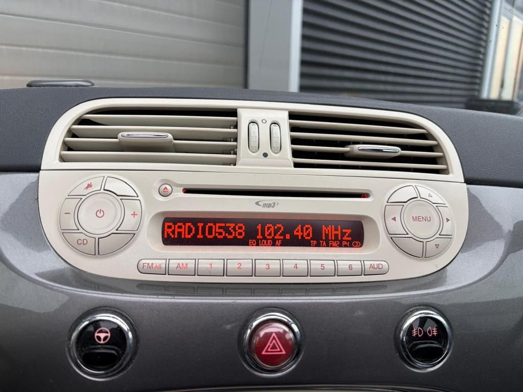 Fiat 500 1.2 lounge/automaat/cabrio/airco/lichtmetaal/