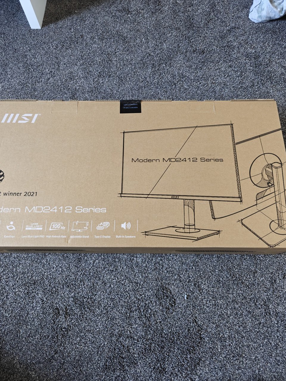 Nieuwe MSI 24 inch monitor
